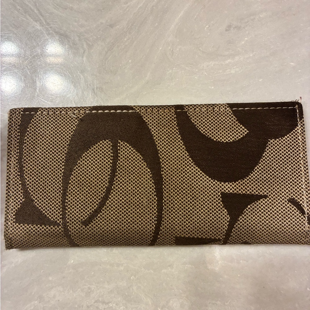 Brown Patterned Women's Clutch